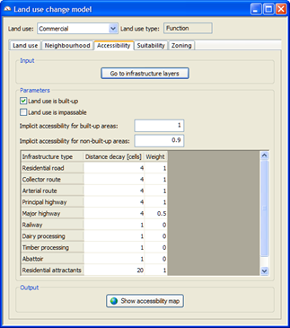 Accessibility settings